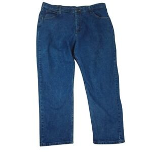 Wrangler Denim Blue Jeans Medium Wash‎ Mens 40x30